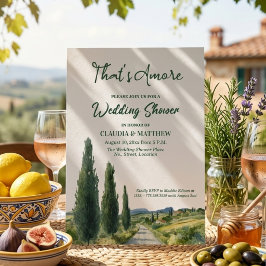 Convites That's Amore Italian View Wedding Shower