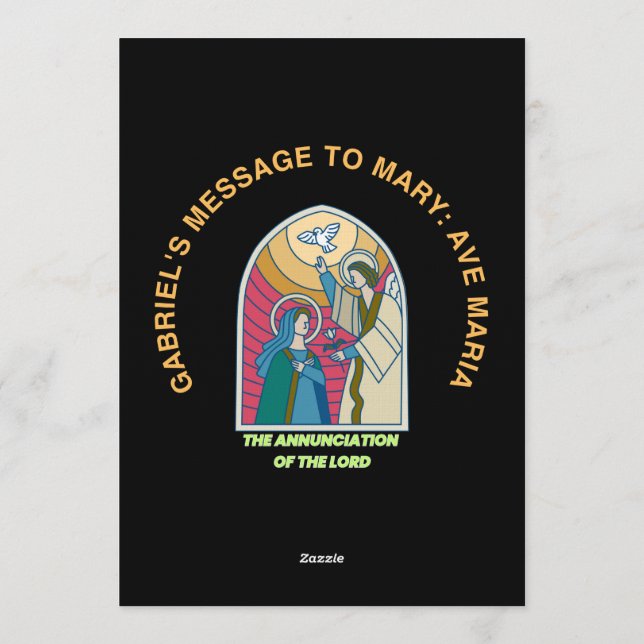 Convites The Annunciation of the Lord (Verso)