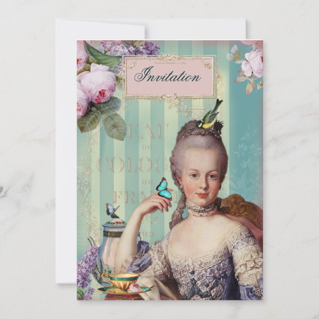 Convites Thé au Petit Trianon (Frente)