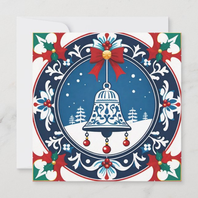 Convites The Christmas Bell (Frente)