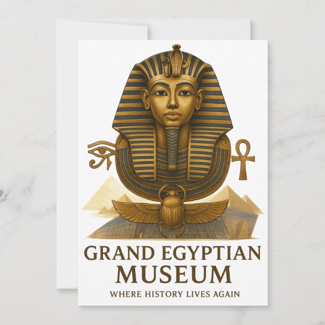Convites The Eternal Legacy – Grand Egyptian Museum Opening (Frente)