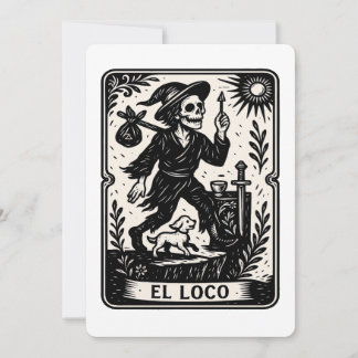 Convites The Fool Tarot Card Art Print