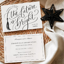 The Future is Bright Graduation Invitation Card
