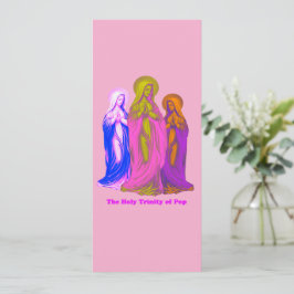 Convites The Holy Trinity of Pop Vierges Marie Multicolores
