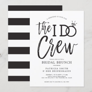 Convites The I Do Crew | Brunch da Equipe da Noiva