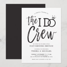 Convites The I Do Crew | Brunch Pós-Casamento