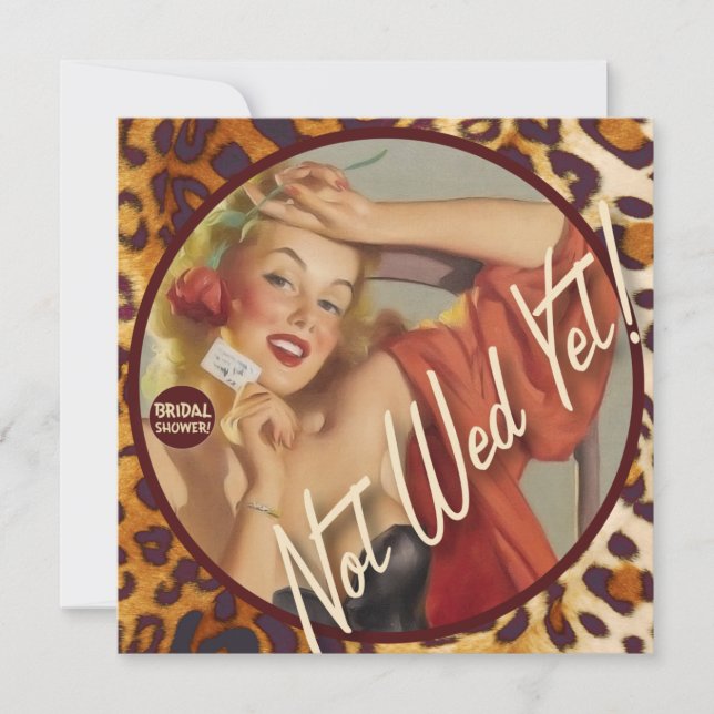 Convites The Kitsch Bitsch : Ainda Não A Wed! (Frente)