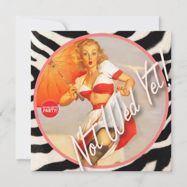 Convites The Kitsch Bitsch : Ainda Não A Wed! (Frente)