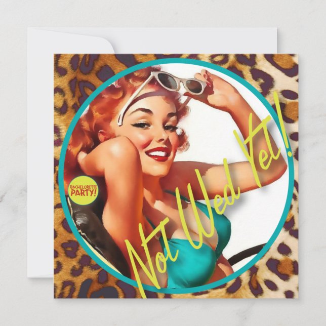 Convites The Kitsch Bitsch : Ainda Não A Wed! (Frente)