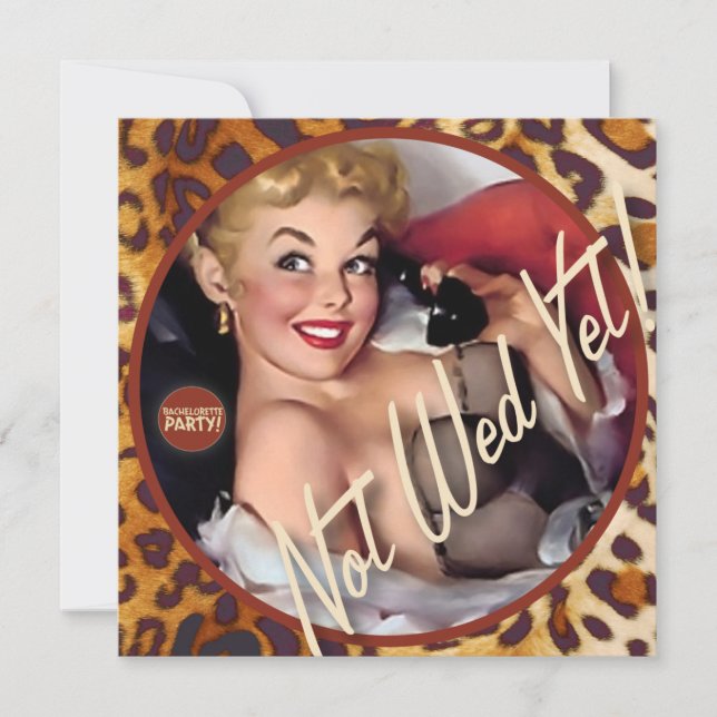 Convites The Kitsch Bitsch : Ainda Não A Wed! (Frente)