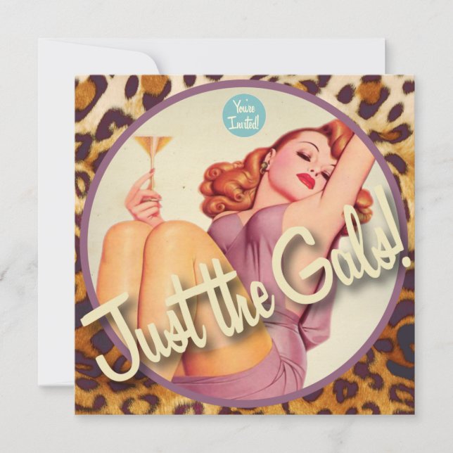 Convites The Kitsch Bitsch : Só As Garotas! (Frente)