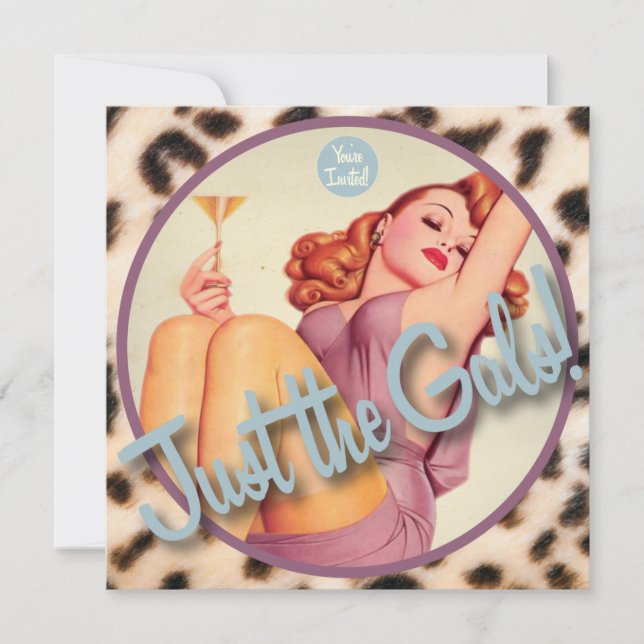 Convites The Kitsch Bitsch : Só As Garotas! (Frente)