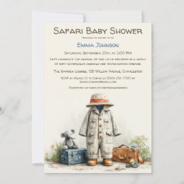 Convites The Little Explorer | Safari Adventure Baby Shower