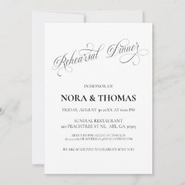 Convites The Night Before Rehearsal Dinner Invitation