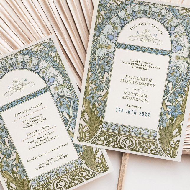 Convites The Night Before Wedding Rehearsal (Criador carregado)