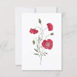 Convites The Red Poppie