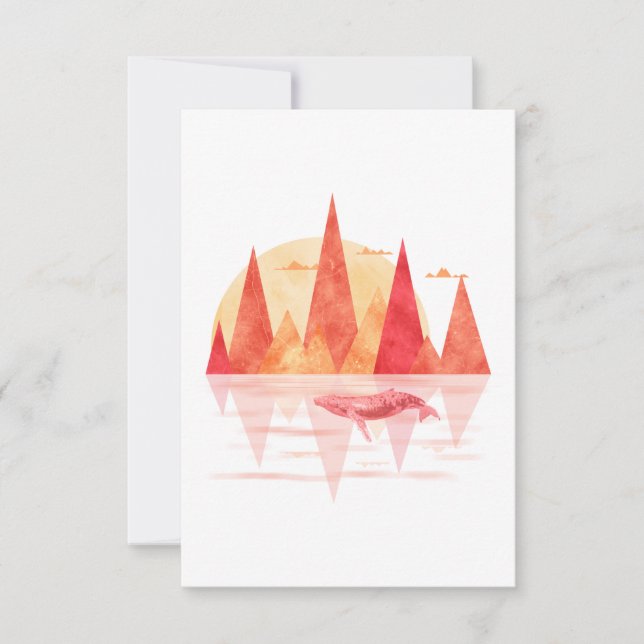 Convites The Red Whale Mountains (Frente)