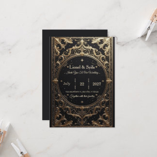 Convites The Royal Choice: "Royal Baroque Wedding Invitatio