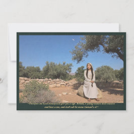 Convites The Sign of Immanuel—Isaiah 7:14 Biblical Art