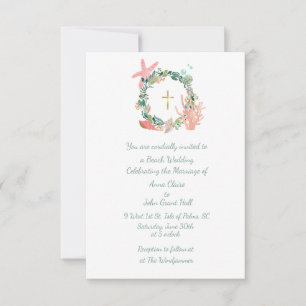 Convites Thema Cross, Casamento Náutico, Christian