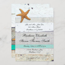 Theme Starfish Rustic Casamento