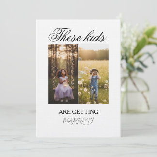 Convites These Kids Are Getting Married Sign These Kids Are
