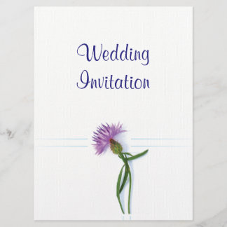 Convites Thistle de Casamento Céltico e Escocês Tradicional