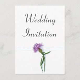 Convites Thistle de Casamento Céltico e Escocês Tradicional