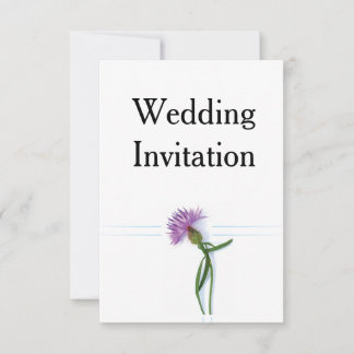 Convites Thistle de Casamento Céltico e Escocês Tradicional