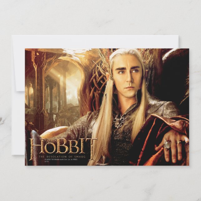 Convites Thranduil Movie Poster (Frente)
