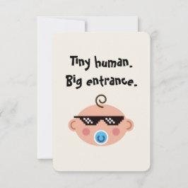 Convites Thug life baby invitations 