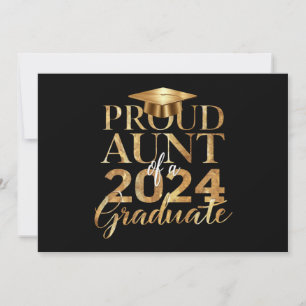 Convites Tia Orgulhosa da Turma de Formatura de 2024