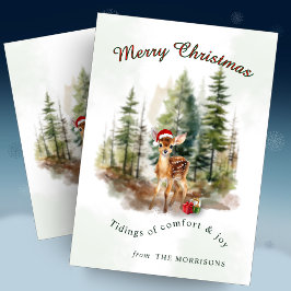 Convites Tidings of Joy Christmas Greeting Card