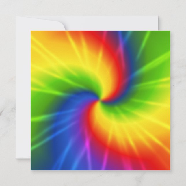 Convites Tie Dye (Frente)