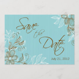 Convites Tiffany Floral Casamento Save The Date