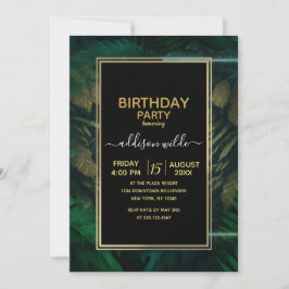 Convites Tiger hiding in Foliage              