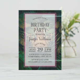 Convites Tigre escondido em Folhagem