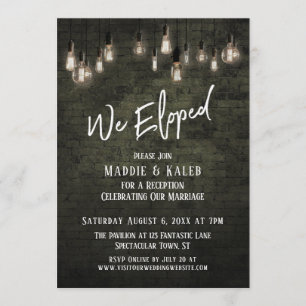 Convites Tijolo Industrial com Luzes Edison que Elogiamos