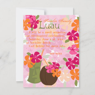 Convites Tiki Blossoms