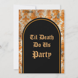 Convites Til Death Do U Party Halloween Invitation