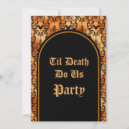 Convites Til Death Do U Party Halloween Invitation
