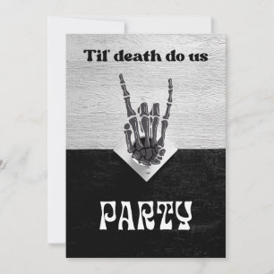 Convites Til Death Party Chá de panela
