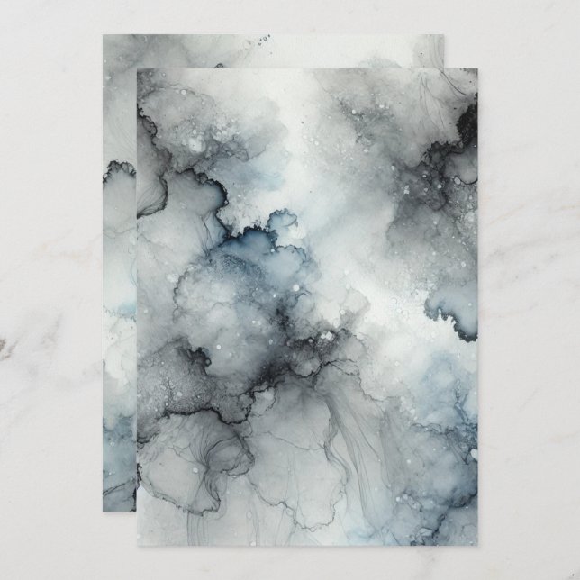 Convites Tinta de Álcool de Halloween Imprimível Ghorest Mi (Frente/Verso)