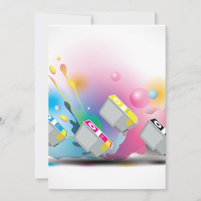 Convites Tinta do cartucho (Frente)