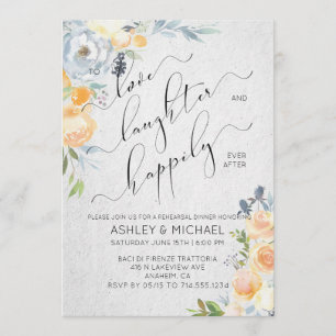 Convites TINTA E ROSA Felizmente Nunca Após O Ensaio