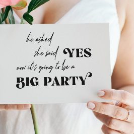 Convites Típica engraçada casamento casual de grande festa
