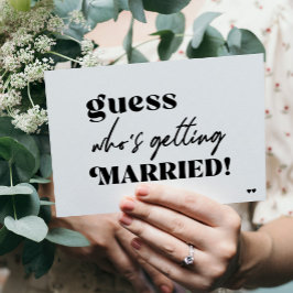 Convites Típica engraçada casamento casual moderno