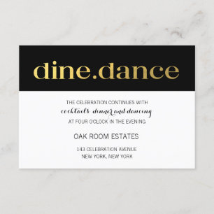 Convites Típica Moderna - Listras Brancas Pretas   Recepção