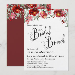 Convites Tipografia Bridal Brunch
