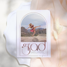 Tipografia de Arca Dourada Shine Rosa 2 Graduação